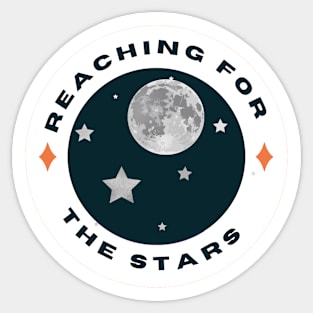 Reaching for the stars Sticker